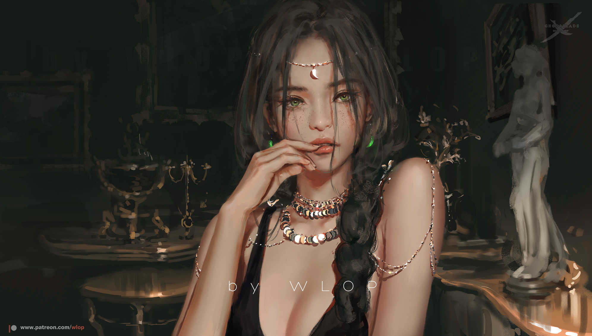 喜欢wlop的画风